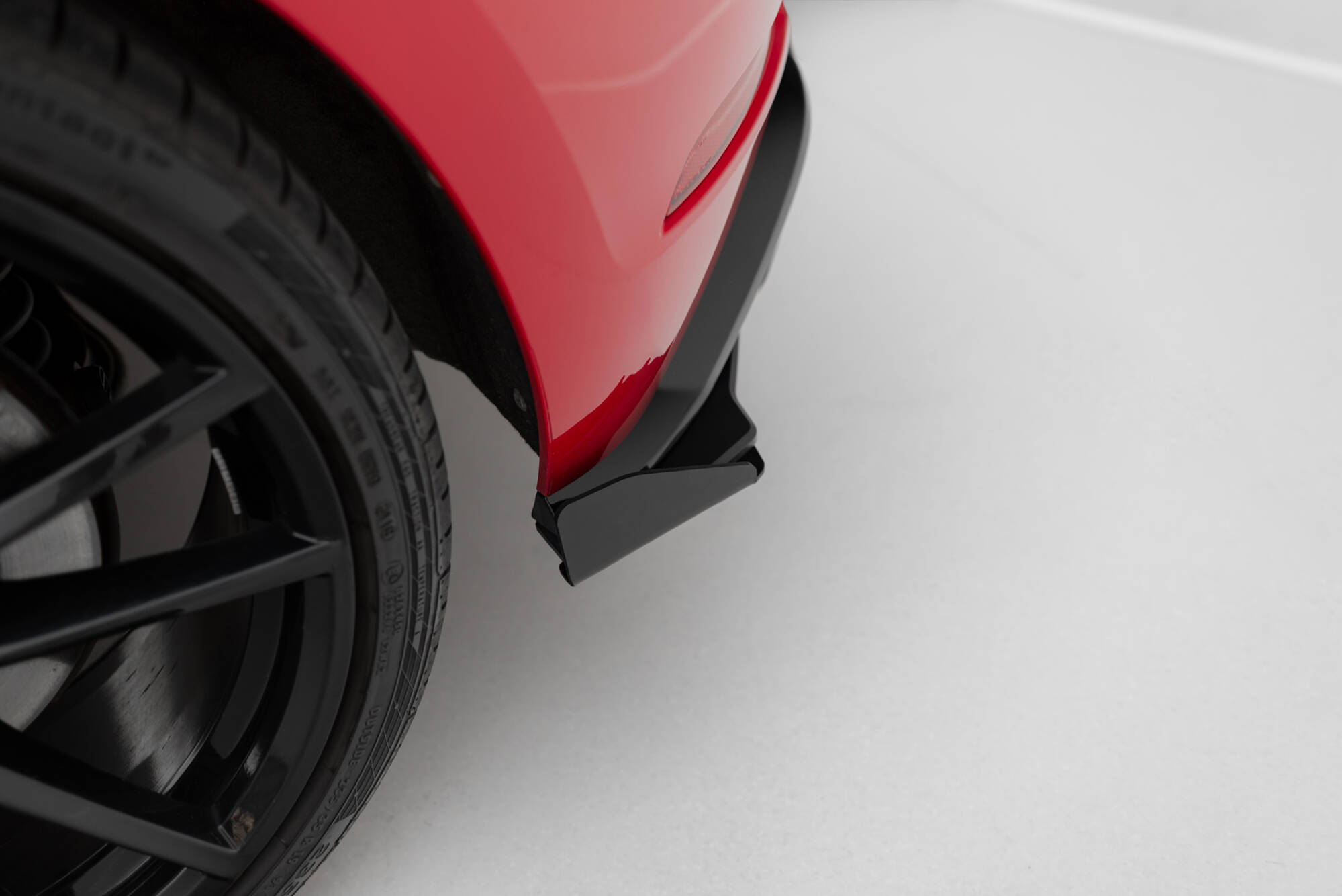 Hintere Seiten Flaps passend für VW Golf R Mk7 FL schwarz Hochglanz