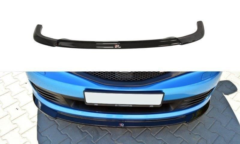 Street+ Spoilerlippe Front Ansatz V.2 passend für Subaru Impreza WRX STI Mk3 schwarz Hochglanz