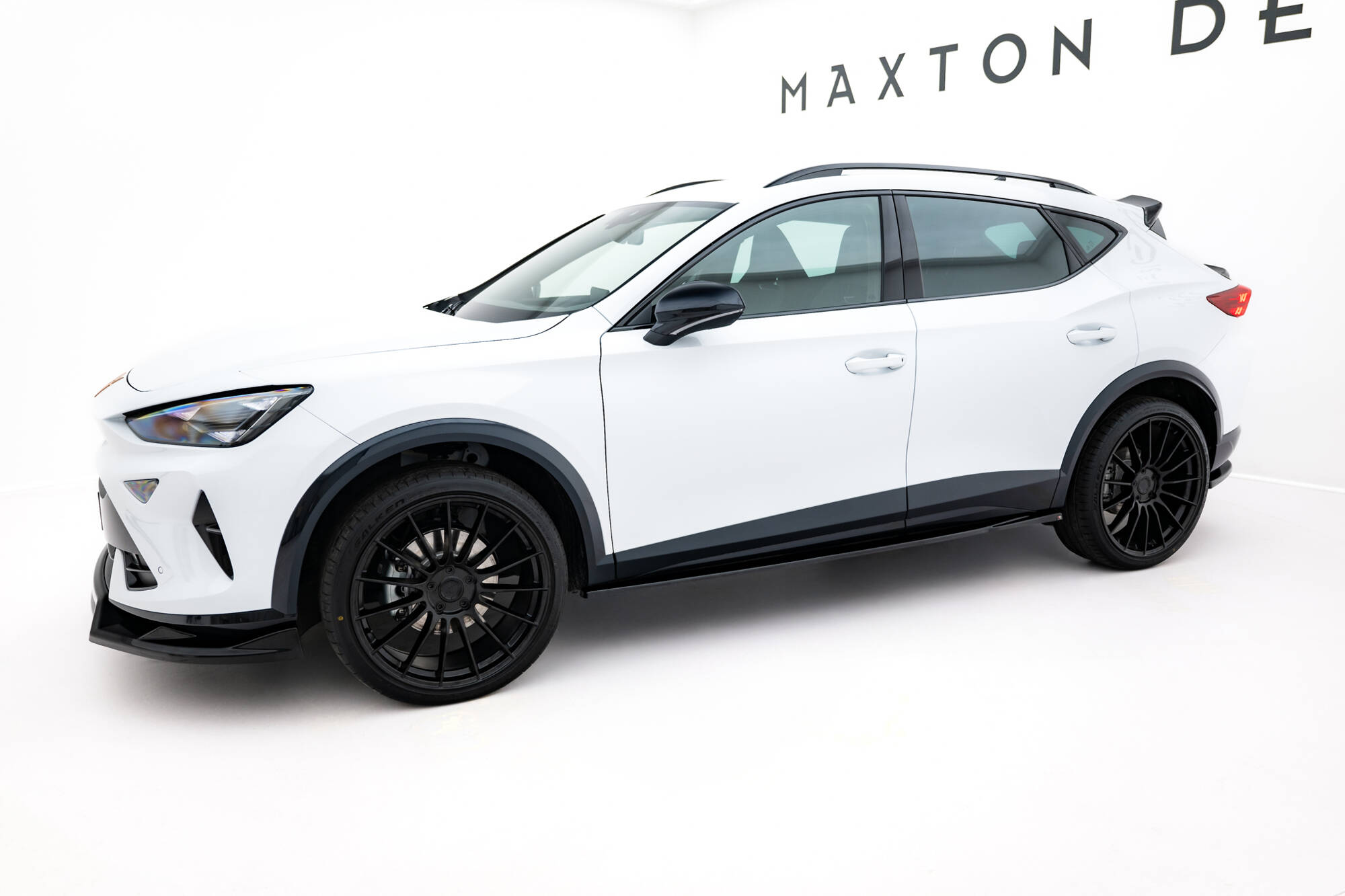 Seitenschweller Ansatz Paar V.1 passend für CUPRA Formentor Mk1 FL schwarz Hochglanz