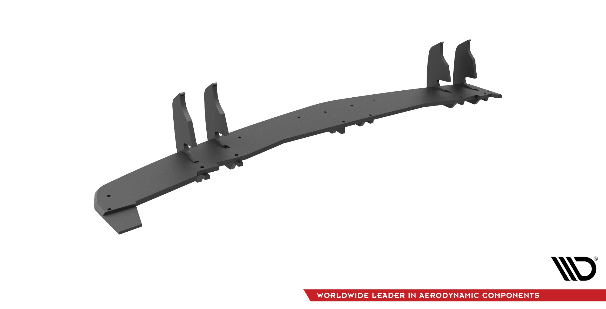 Street Pro Heckschürze Heck Ansatz Diffusor passend für Mazda 3 MPS Mk1 rot