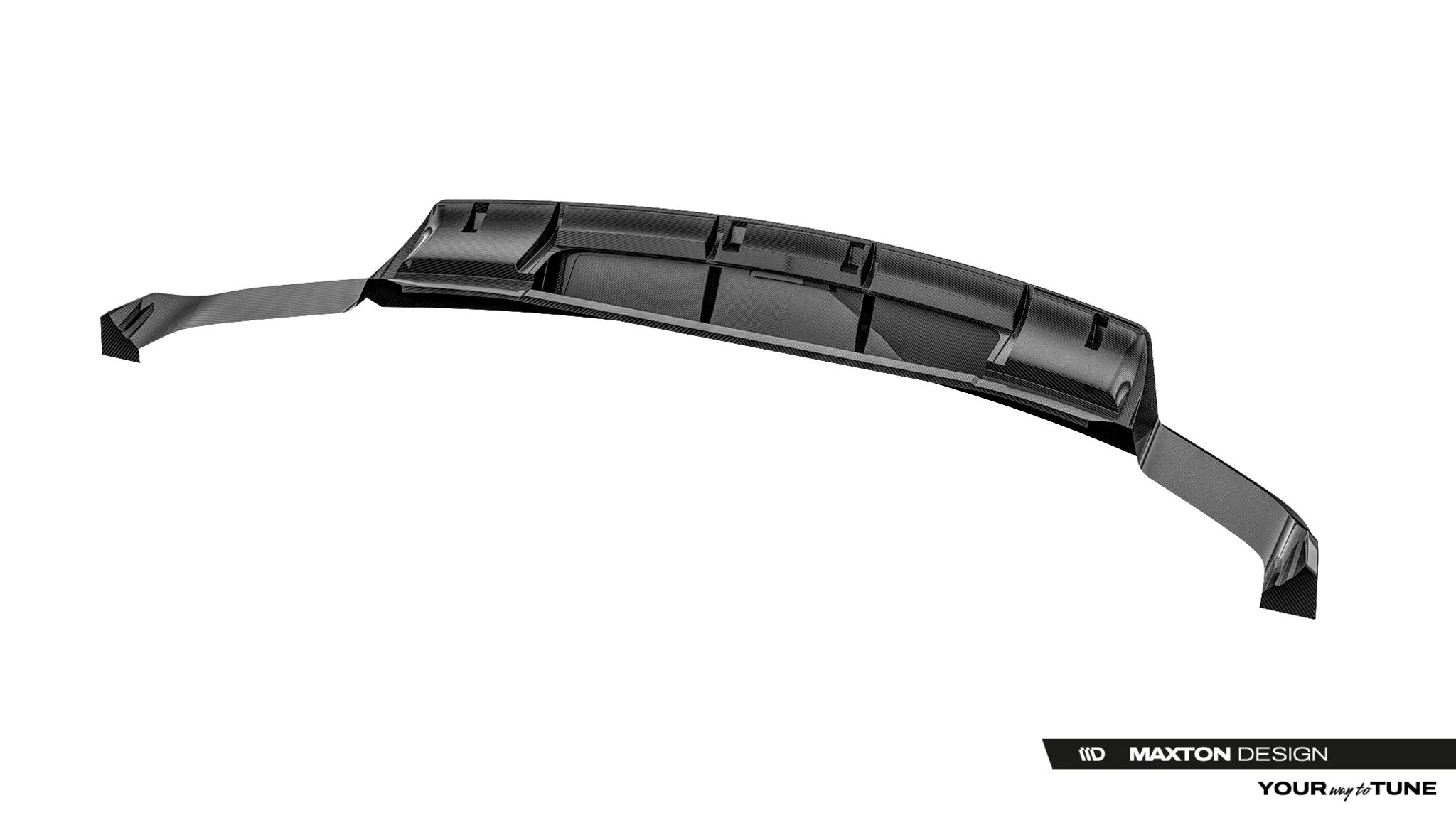Prepreg Carbon Fiber Rear Splitter (mit einem vertikalem balken) Lamborghini Urus Mk 1