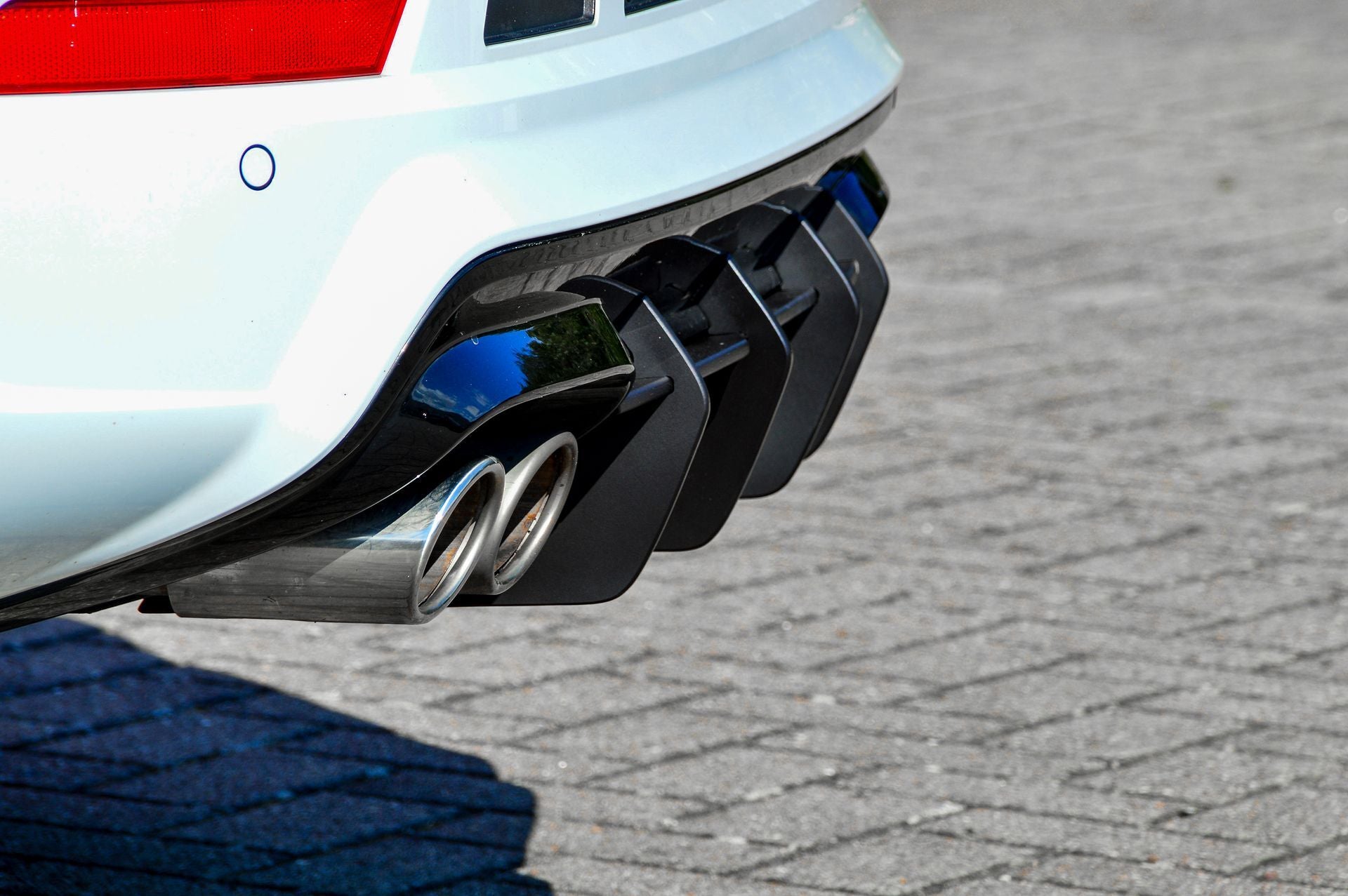 Gefräster Heckansatz Diffusor für Cupra Ateca 5FP ohne AHK