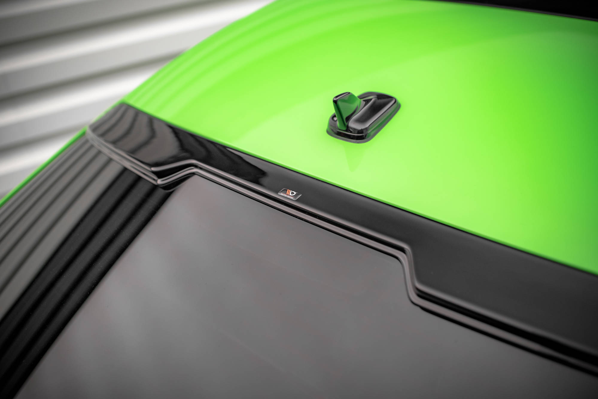 Heckscheiben Spoiler passend für Audi RS3 Limousine 8Y FL schwarz Hochglanz