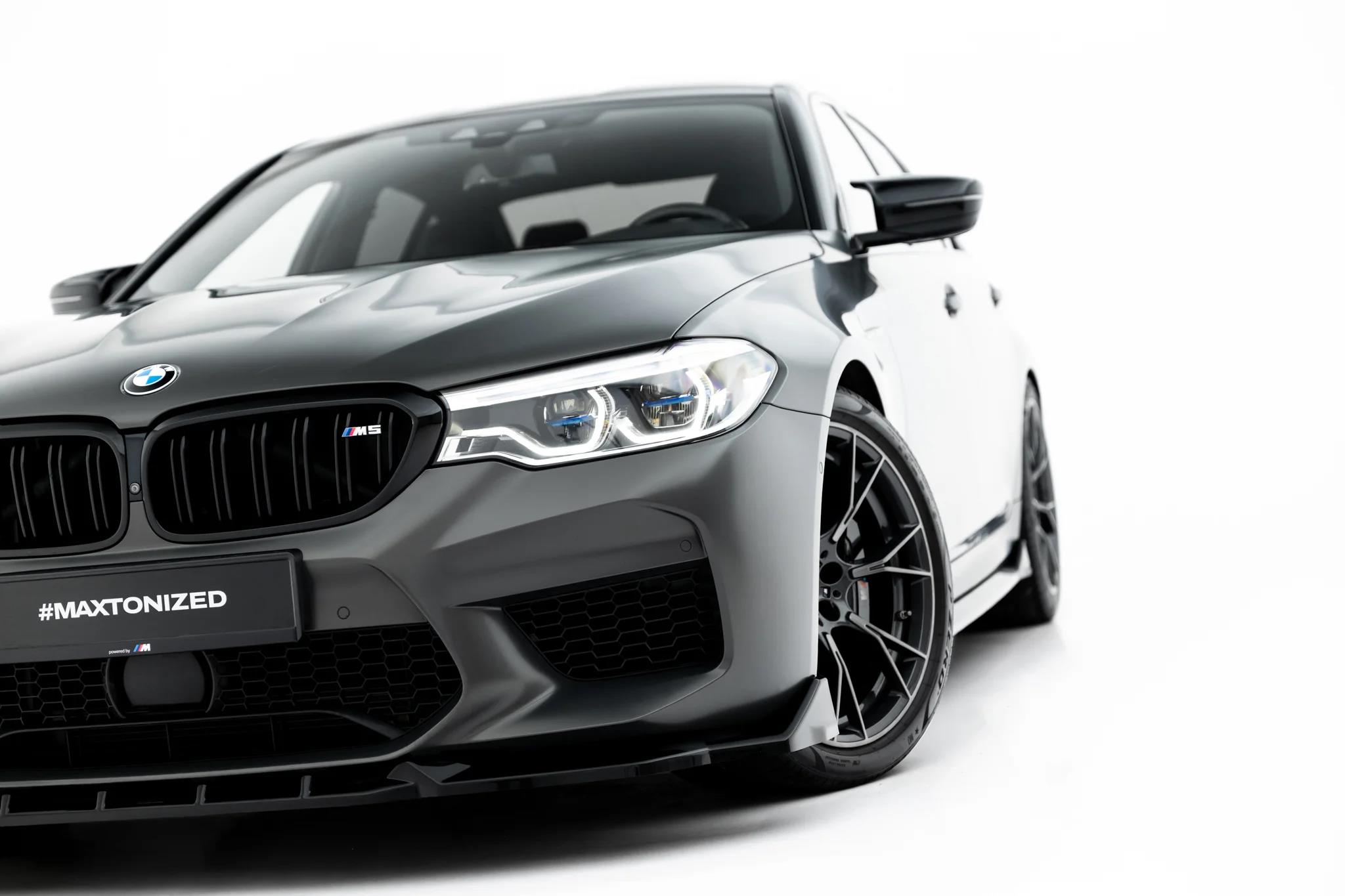Frontlippe V.3 passend für BMW M5 F90 schwarz Hochglanz