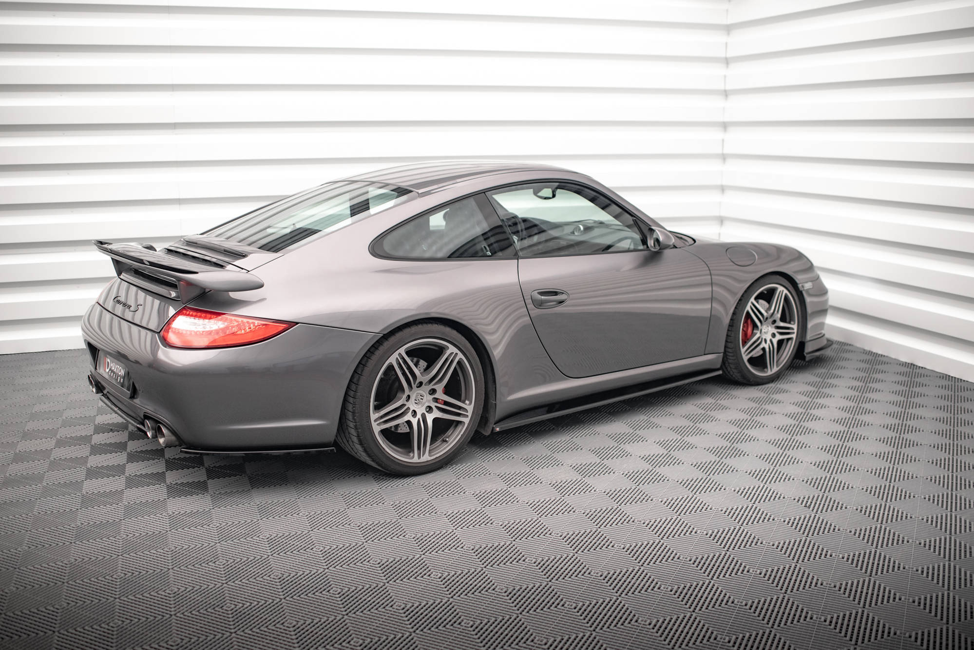 Street+ Seitenschweller Leisten passend für Porsche 911 Carrera / Carrera GTS 997 FL schwarz Hochglanz