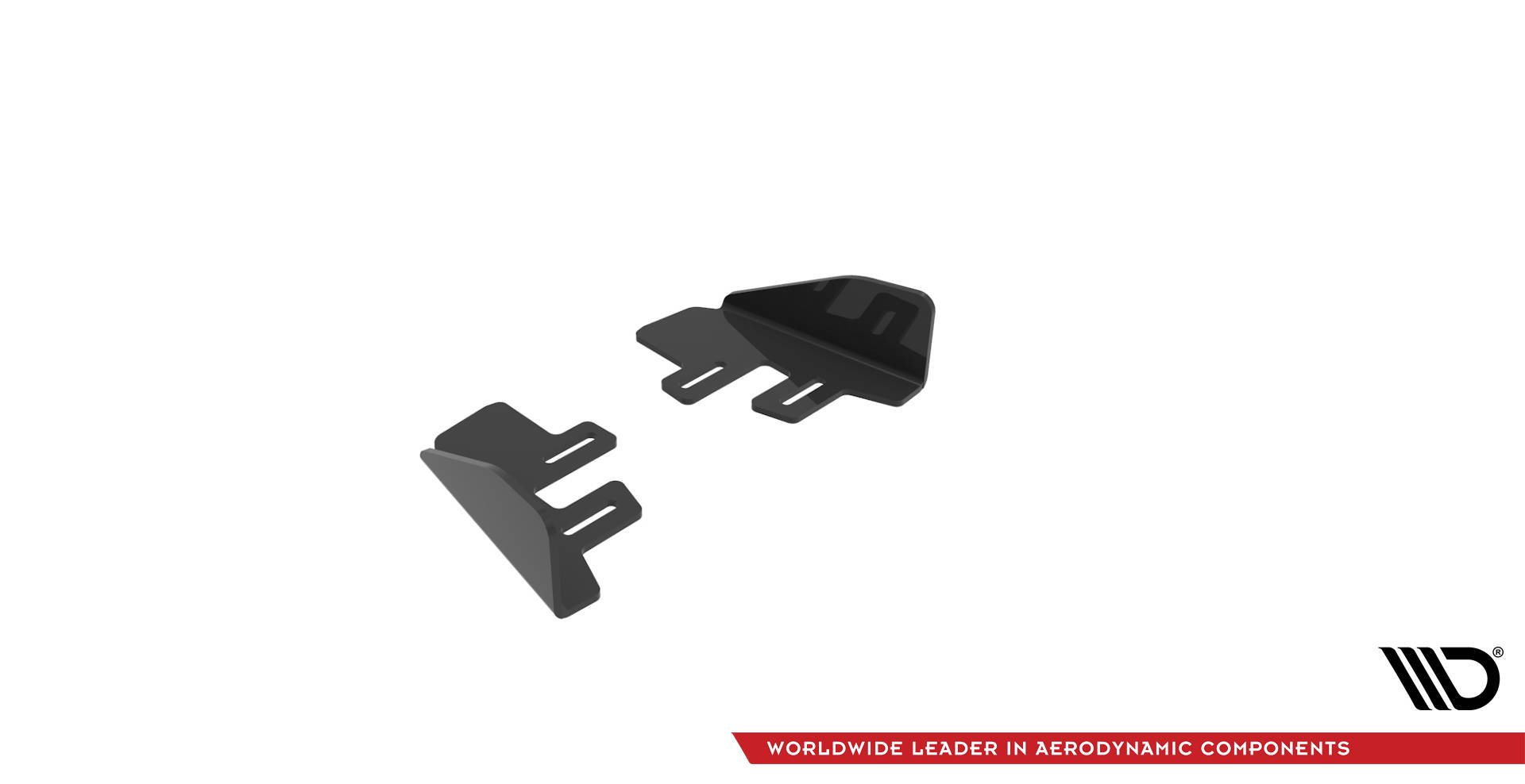 Hintere Seiten Flaps passend für VW Golf R Mk7 FL schwarz Hochglanz