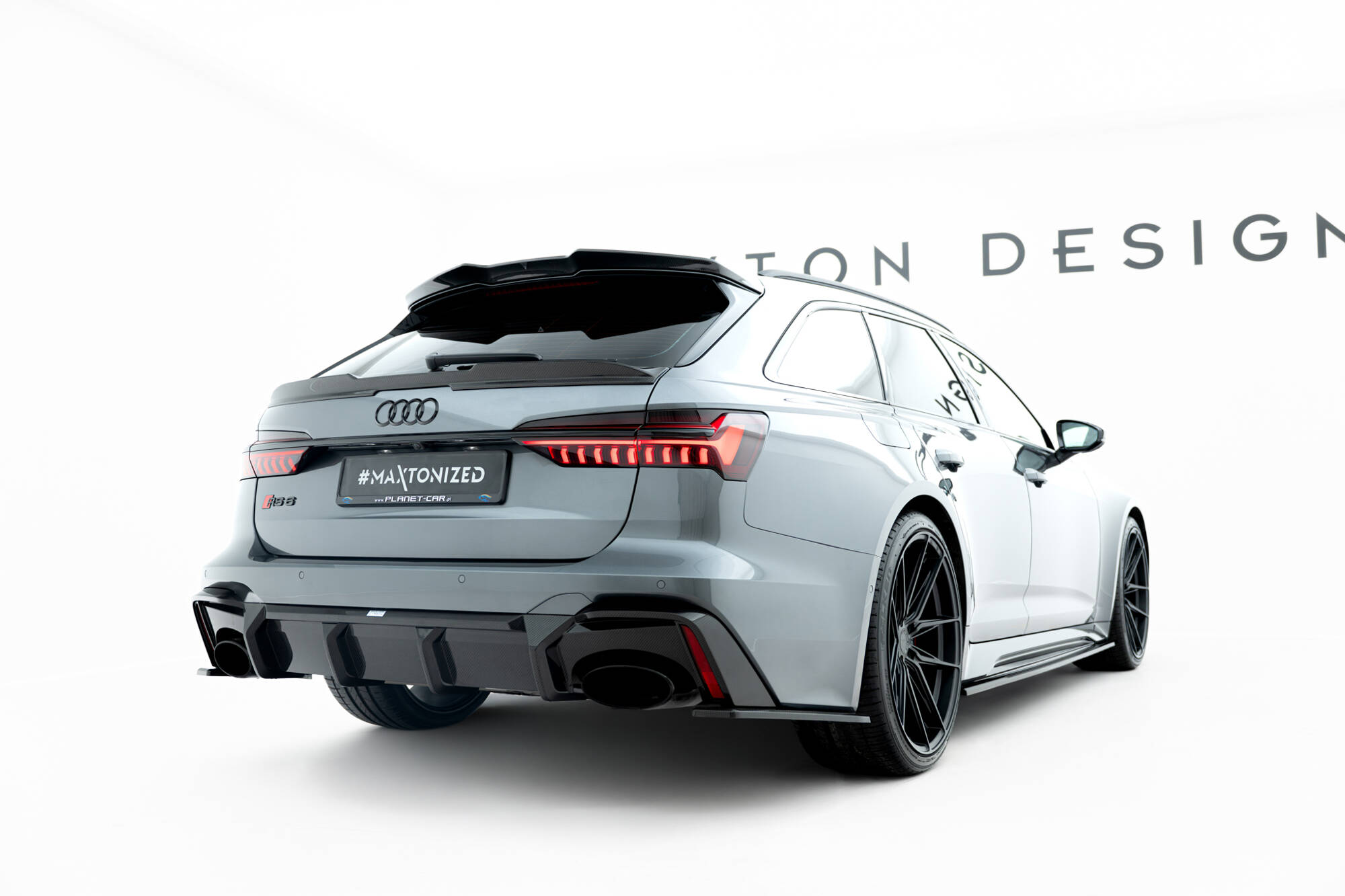 Carbon Fiber Heckklappenspoiler Oberer passend für Audi RS6 C8 / C8 FL