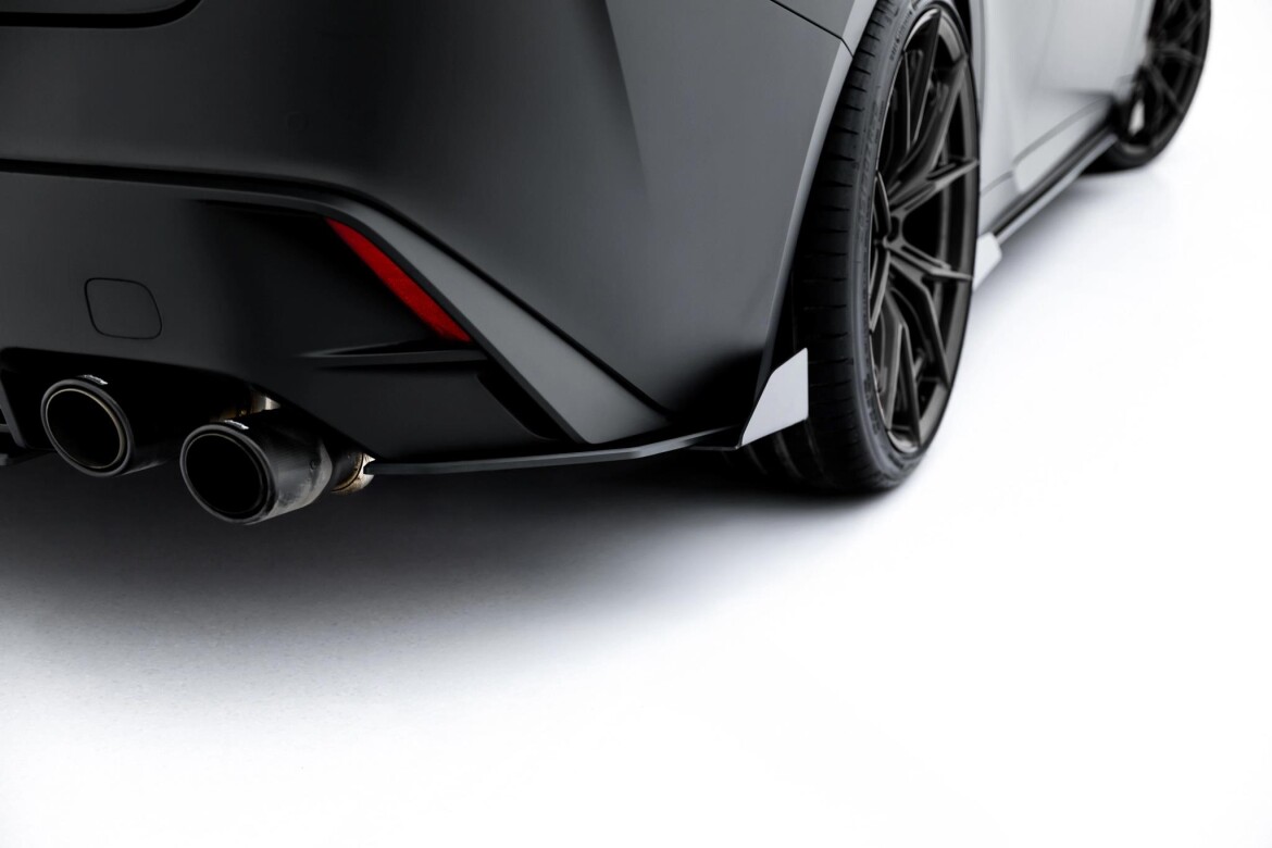 Diffusor Flaps passend für Lexus IS 500 Mk3 Facelift 2 schwarz Hochglanz