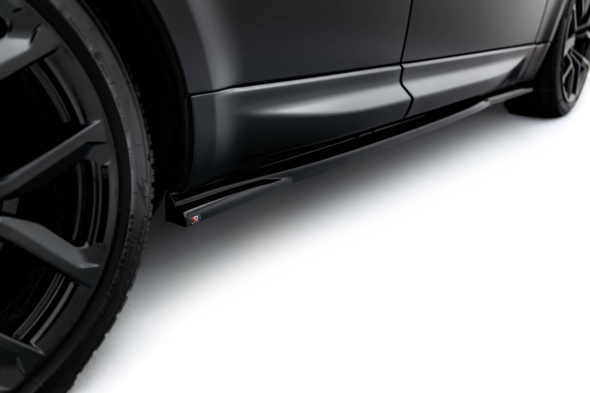 Street+ Seitenschweller Leisten passend für Land Rover Range Rover Sport Mk2 schwarz Hochglanz