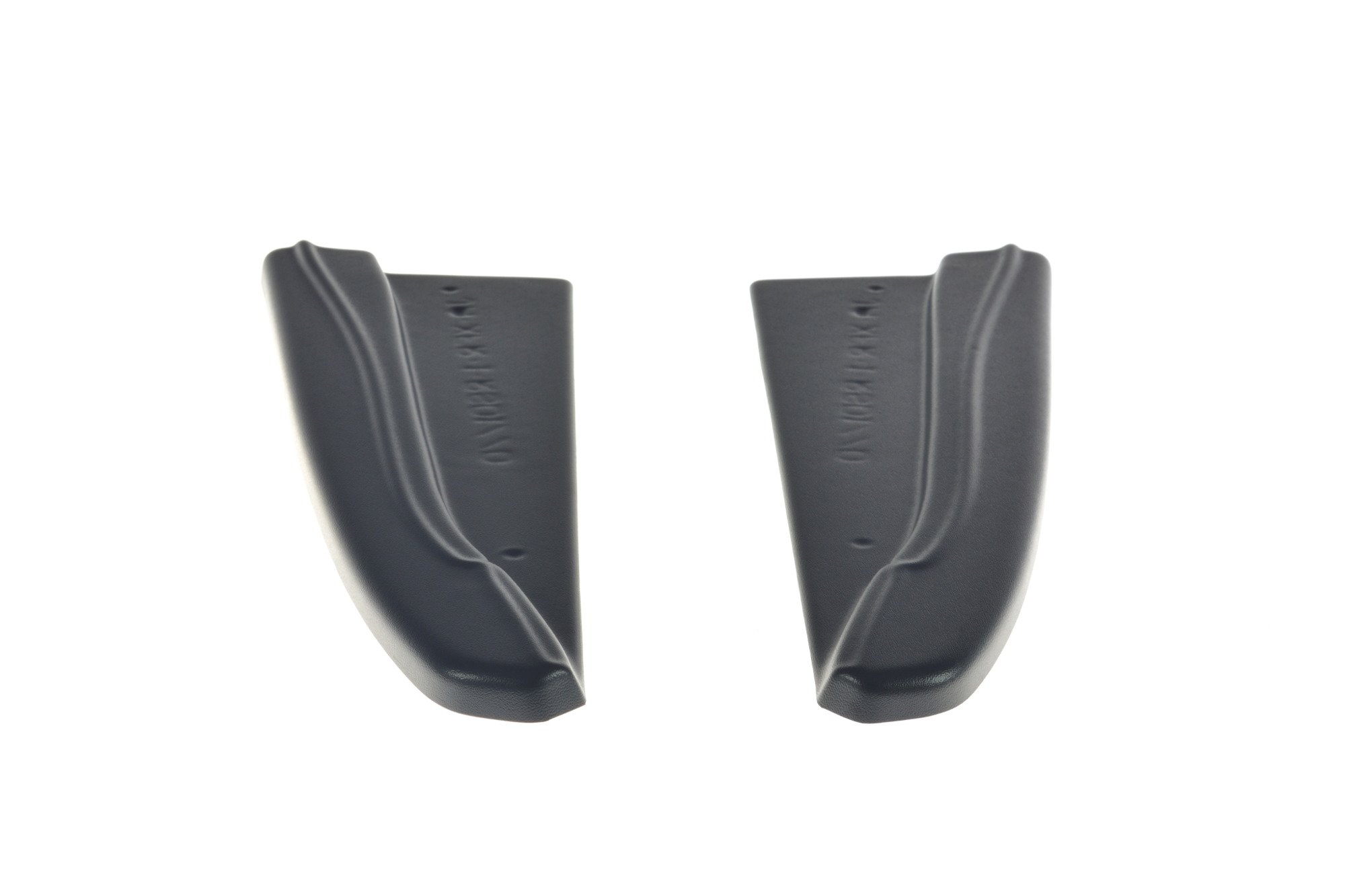 Heck Ansatz Flaps Diffusor für Jaguar XF-R Mk1 schwarz Hochglanz