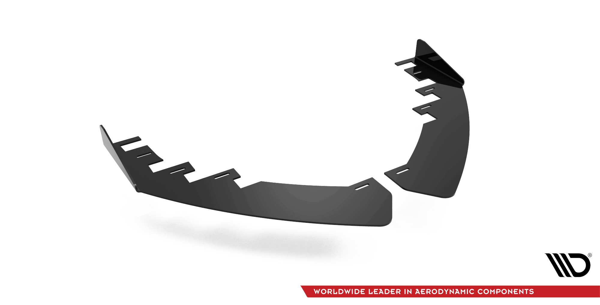 Front Stoßstange Flaps passend für Audi S3 / A3 S-Line Sportback 8V FL schwarz Hochglanz