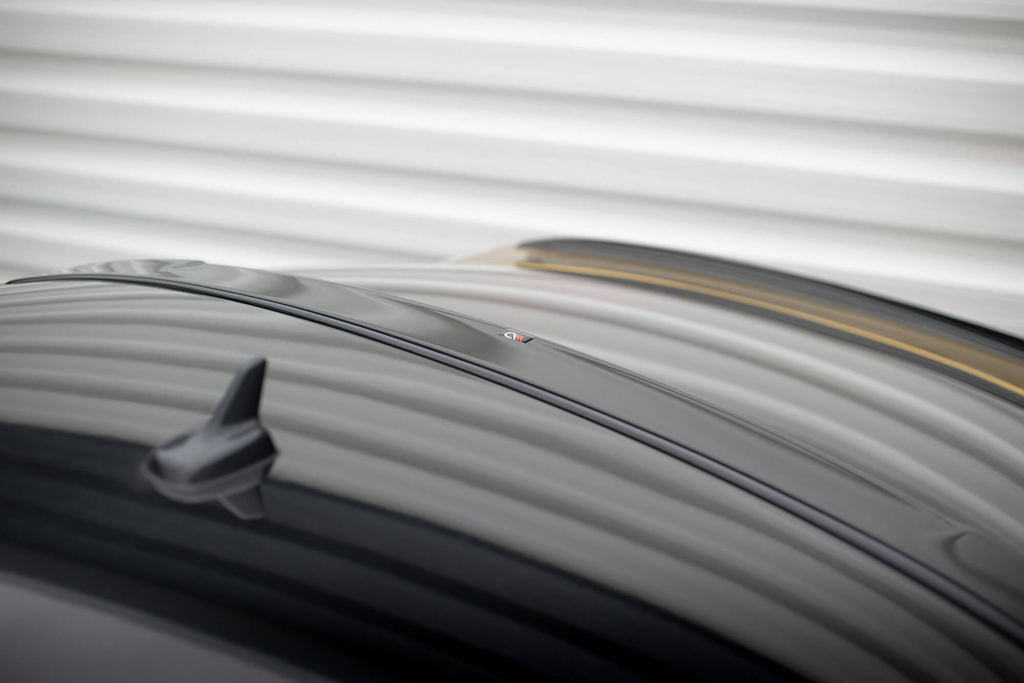 Heckscheiben Spoiler passend für VW Arteon R-Line Limousine Mk1 schwarz Hochglanz