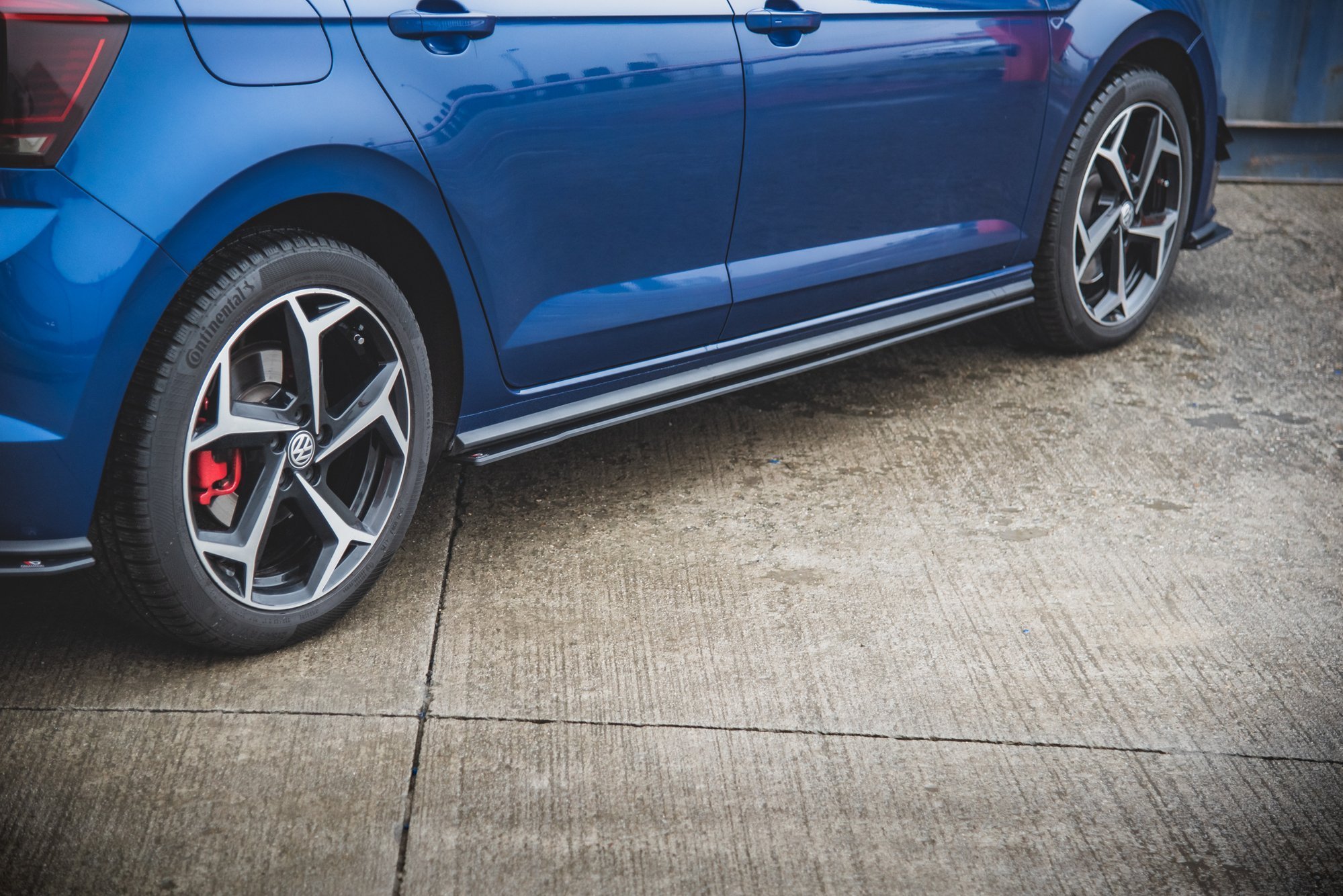 Street Pro Seitenschweller Leisten passend für VW Polo GTI Mk6