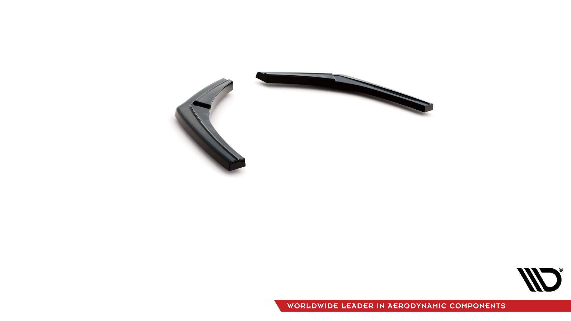 Heck Ansatz Flaps Diffusor für BMW 1er F20/F21 M-Power Facelift schwarz Hochglanz