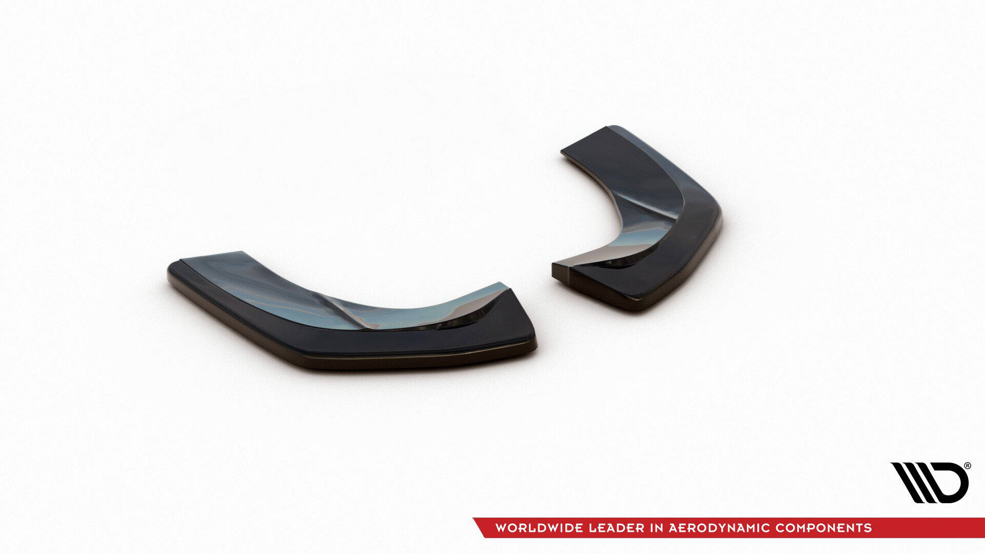 Heck Ansatz Flaps Diffusor für Hyundai I30 N Mk3 Fastback schwarz Hochglanz