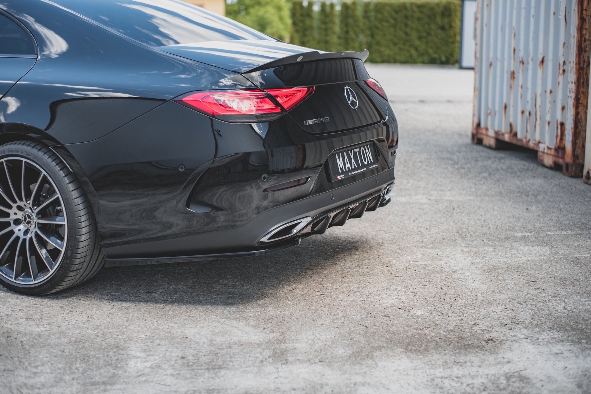 Spoiler CAP für Mercedes-AMG CLS 53 C257 schwarz Hochglanz