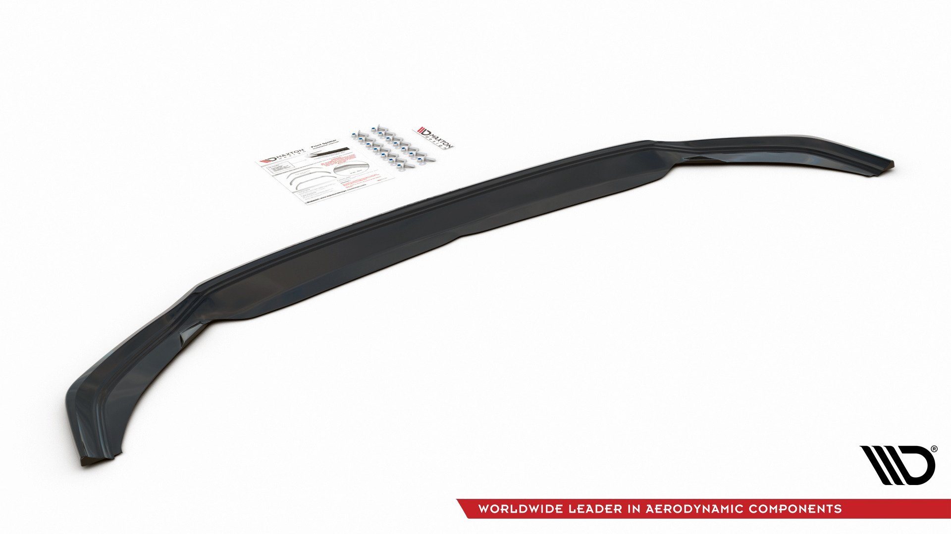 Front Ansatz V.2 für VW Polo GTI / R-line Mk6 schwarz Hochglanz