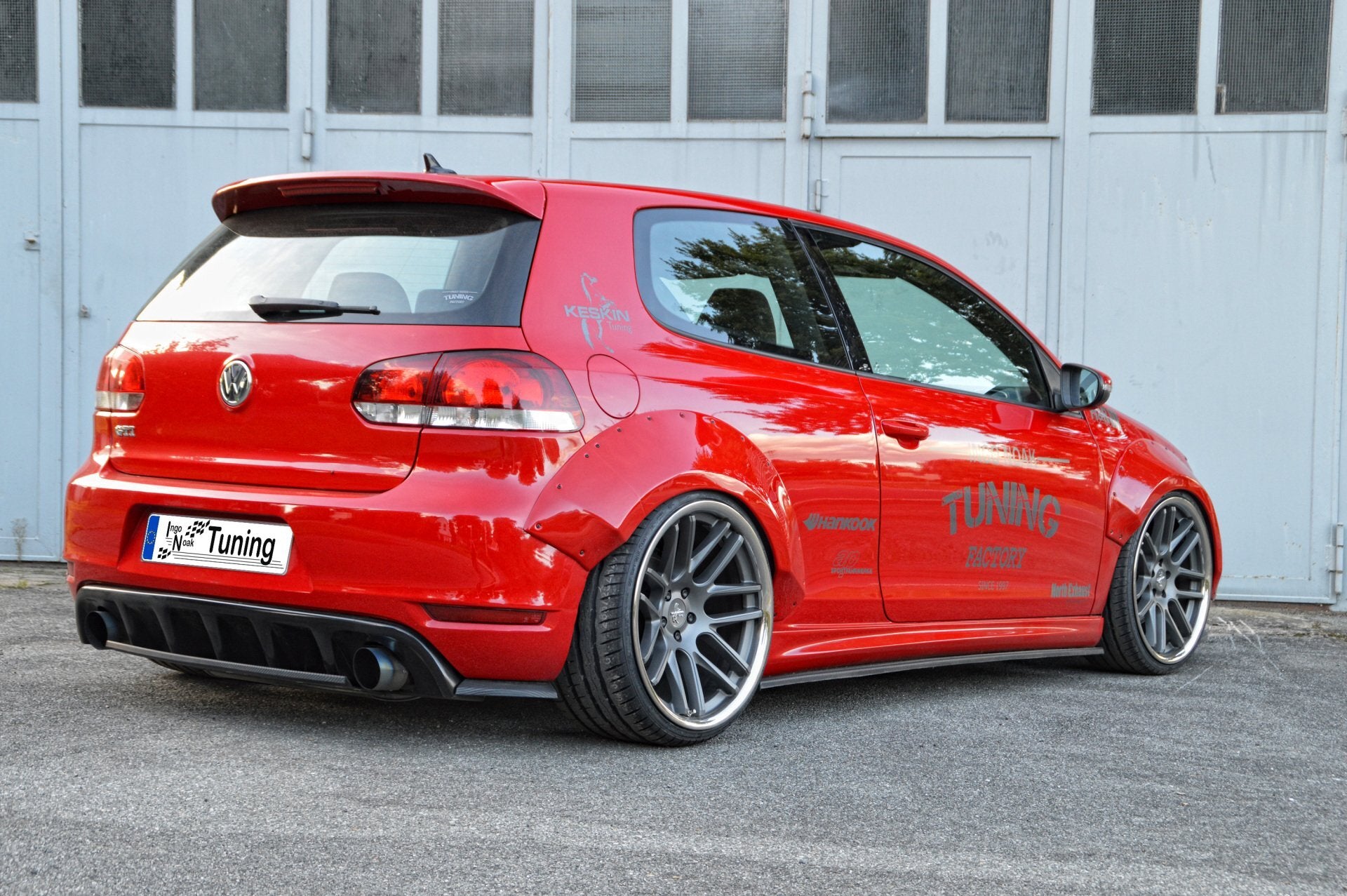 IN Liberty Style Radlaufverbreiterung 4 tlg. für VW Golf 6 1K