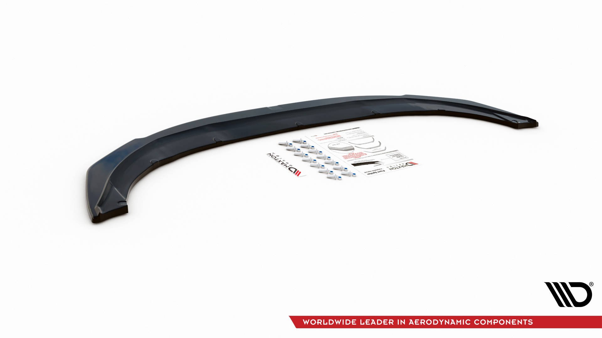 Street+ Spoilerlippe Front Ansatz passend für Mini Cooper S John Cooper Works F56 schwarz Hochglanz