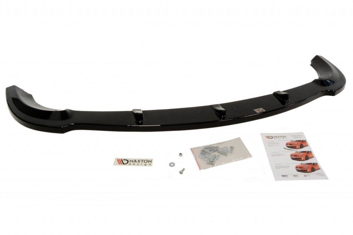 Street+ Spoilerlippe Front Ansatz passend für Mercedes SL R230 AMG schwarz Hochglanz
