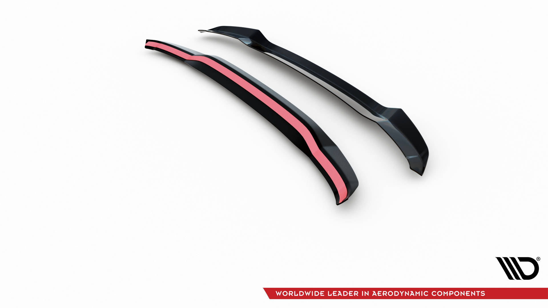 Spoiler CAP für BMW X3 M40d / M40i / M-Paket G01 / iX3 G08 Facelift schwarz Hochglanz