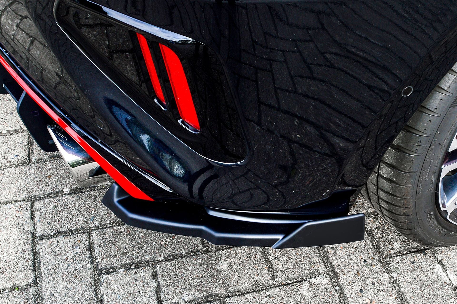 Heckdiffusor Seitenteile mit Wings für Kia Ceed CD GT Facelift OEM Optik