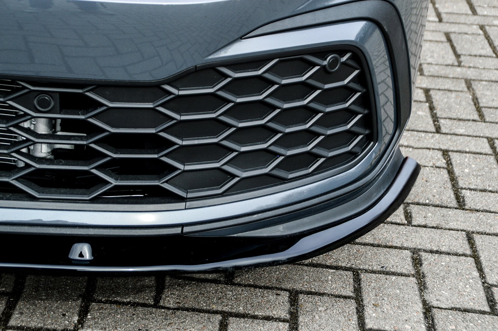 CUP Frontspoilerlippe passend für VW Golf 8 GTI + GTD Schwarz Matt