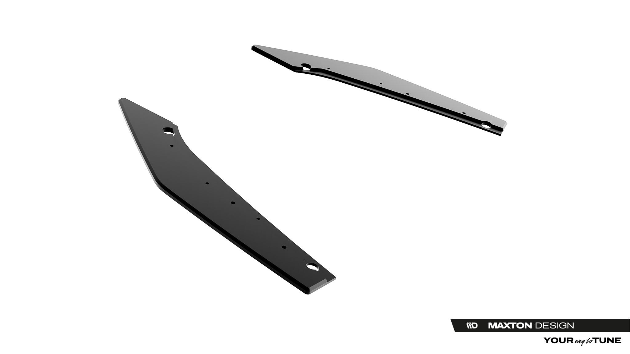 Diffusor Flaps passend für CUPRA Leon ST Mk1 FL roter Kern