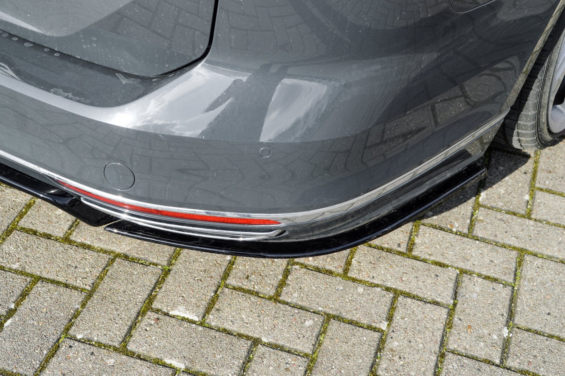 Heckansatz Seitenteile für VW Passat 3G B8 R-Line Carbon Optik