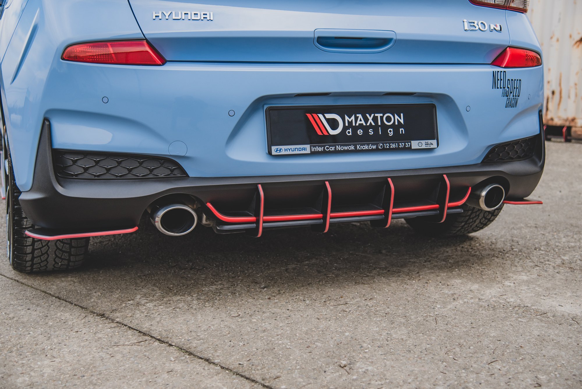 Robuste Racing Heckschürze V.1 für Hyundai I30 N Mk3 Hatchback