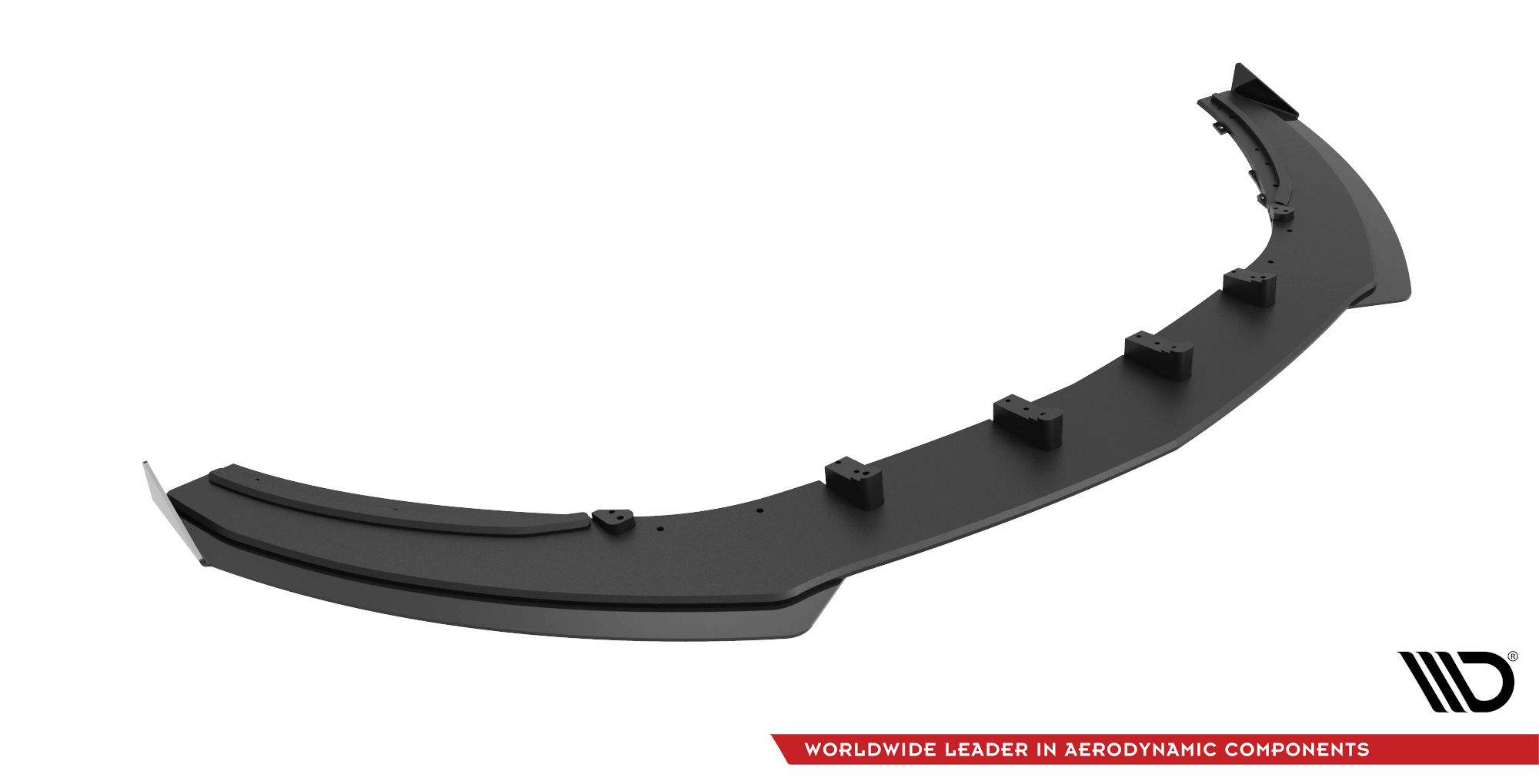 Street Pro Spoilerlippe Front Ansatz passend für Opel Astra GTC OPC-Line J rot+ Hochglanz Flaps