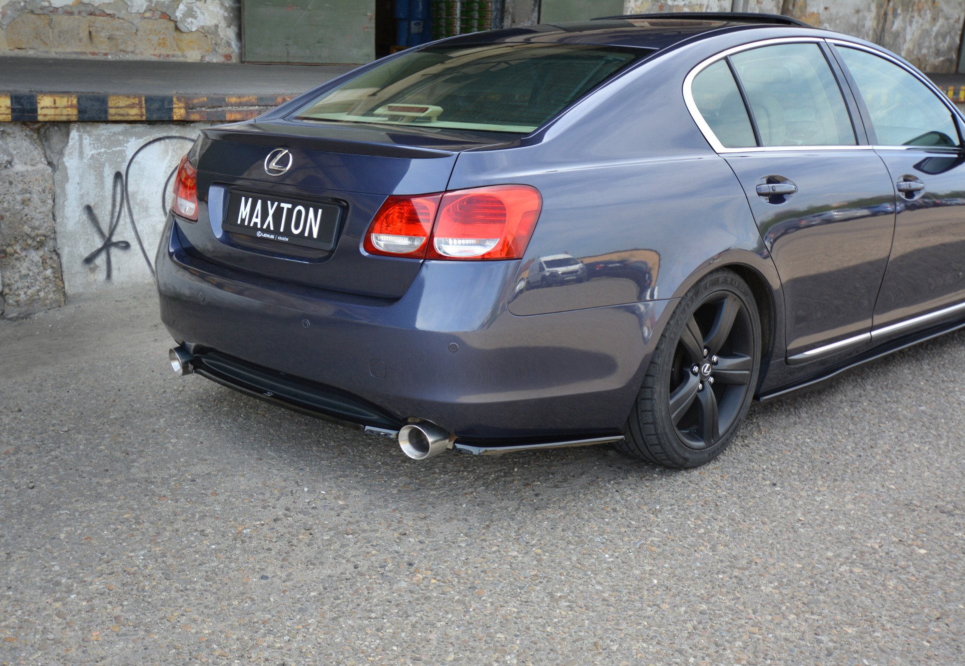 Heckansatz Lexus GS Mk3 schwarz Hochglanz
