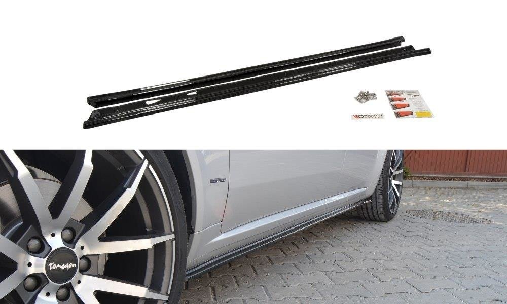 Street+ Seitenschweller Leisten passend für Alfa Romeo 159 schwarz Hochglanz