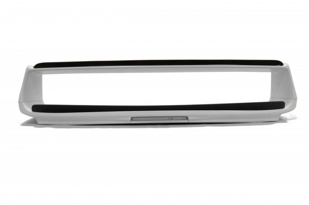 Unterer Heck Spoiler Aufsatz Abrisskante passend für Subaru Impreza WRX STI BLOBEYE schwarz Hochglanz
