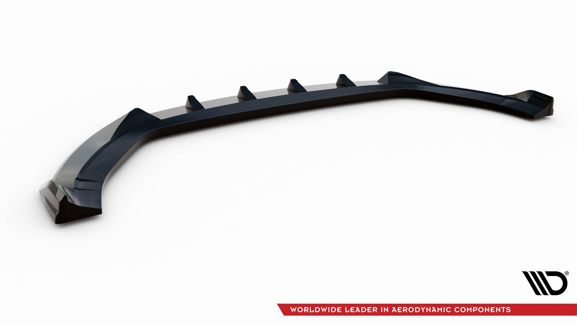 Street+ Spoilerlippe Front Ansatz V.1 passend für Hyundai Kona N Mk1 schwarz Hochglanz