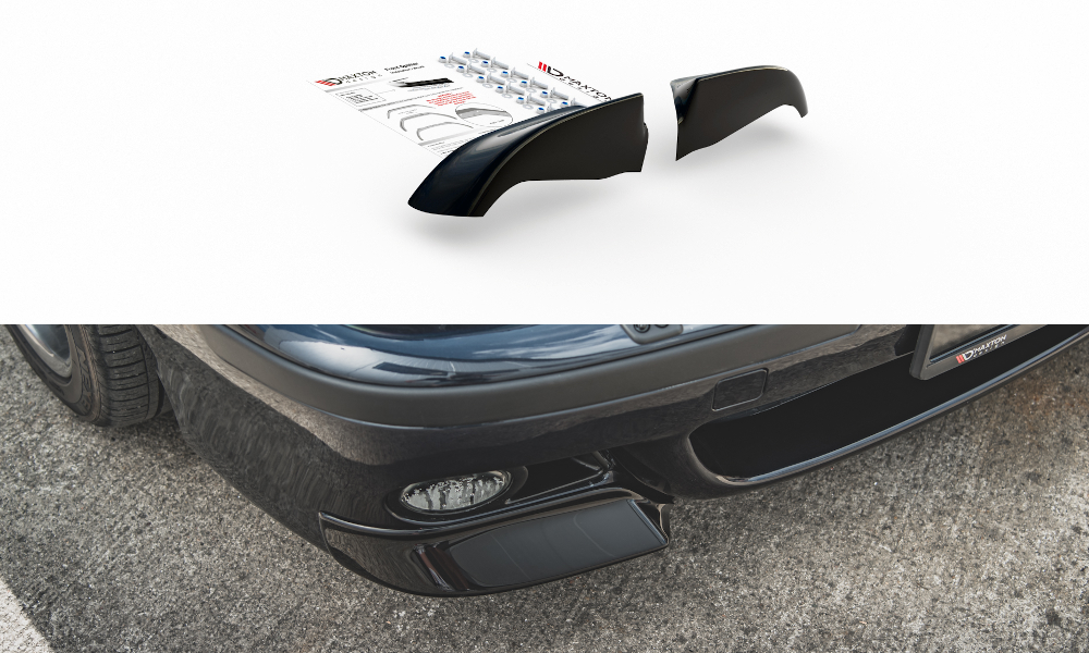 Street+ Spoilerlippe Front Ansatz passend für Seite BMW M5 / 5 M-Paket E39 schwarz Hochglanz