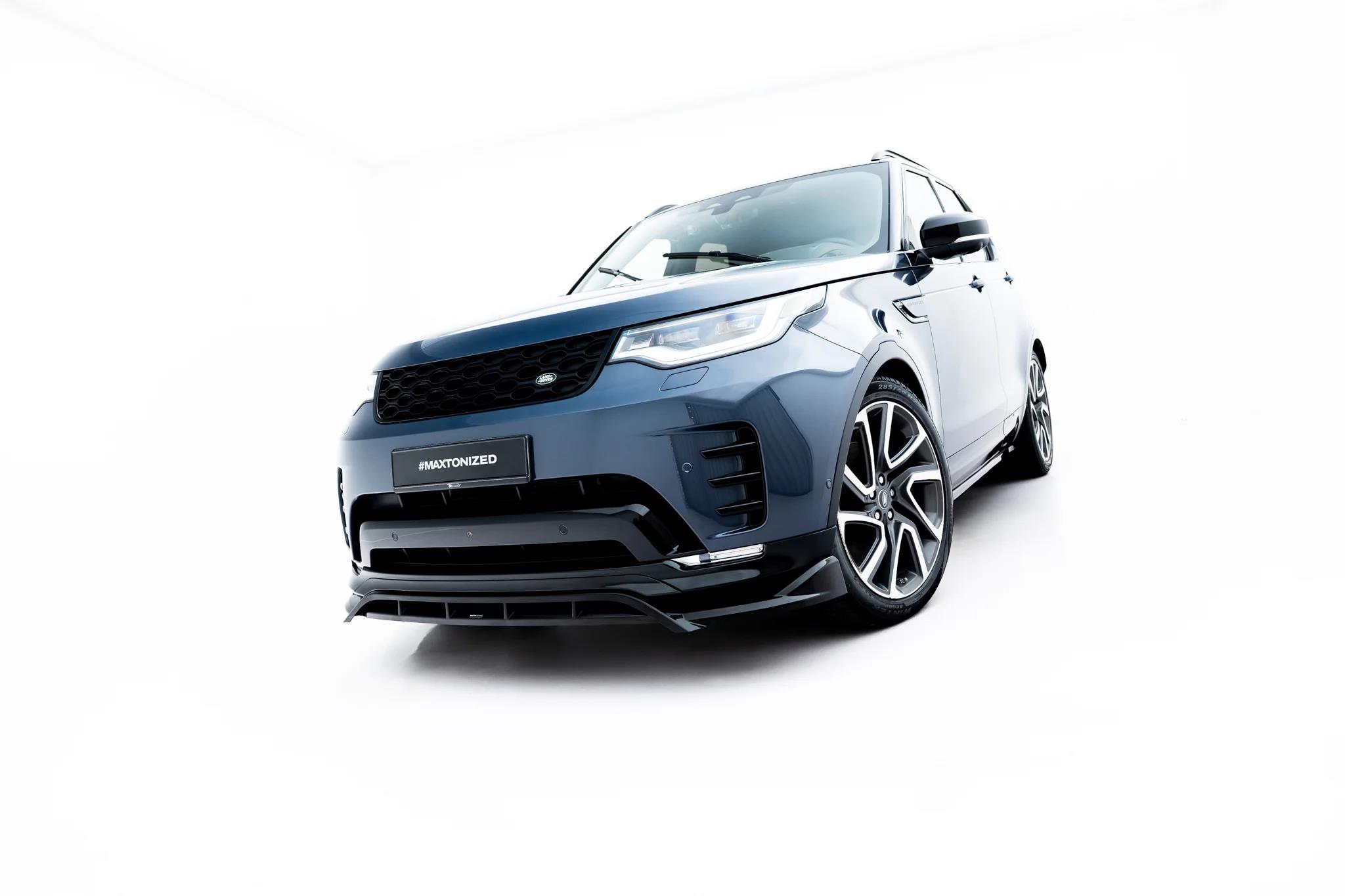 Street+ Spoilerlippe Front Ansatz passend für Land Rover Discovery HSE Mk5 Facelift schwarz Hochglanz
