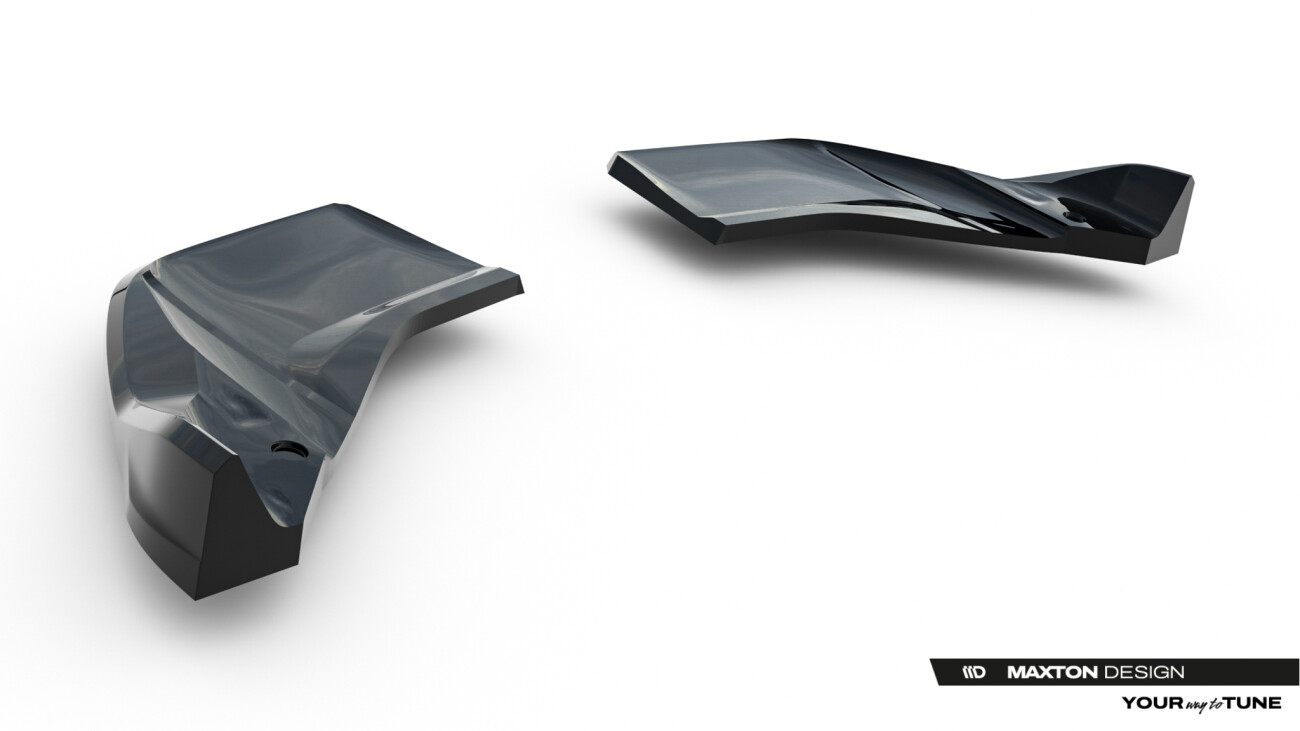 Diffusor Flaps V.1 passend für Cupra Leon Hatchback Mk1 Facelift schwarz Hochglanz