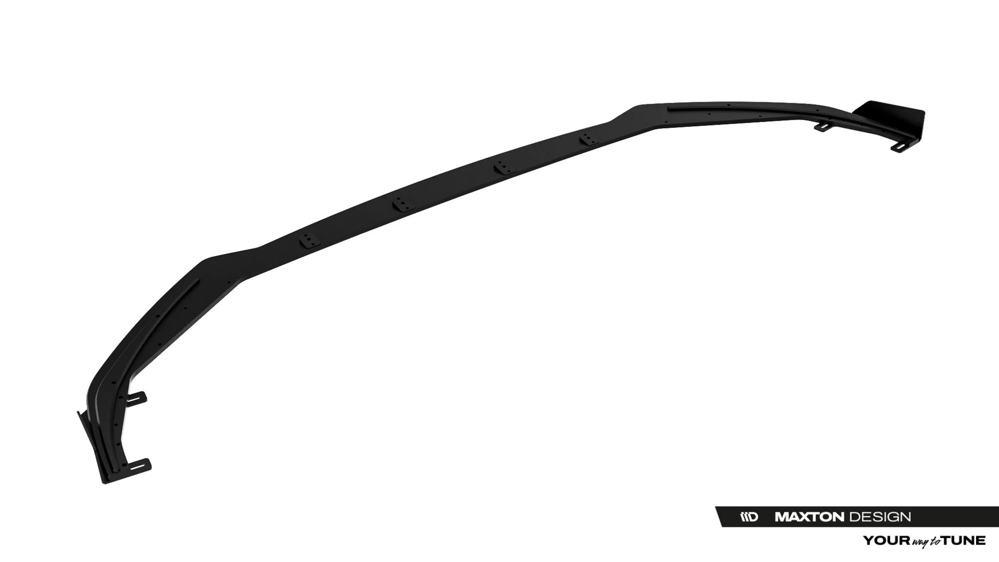Frontlippe + Flaps passend für Toyota GR Yaris Mk4 Facelift schwarz Hochglanz