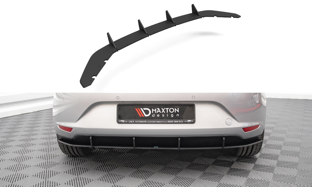 Street Pro Heckschürze Heck Ansatz Diffusor passend für Seat Leon Hatchback Mk3