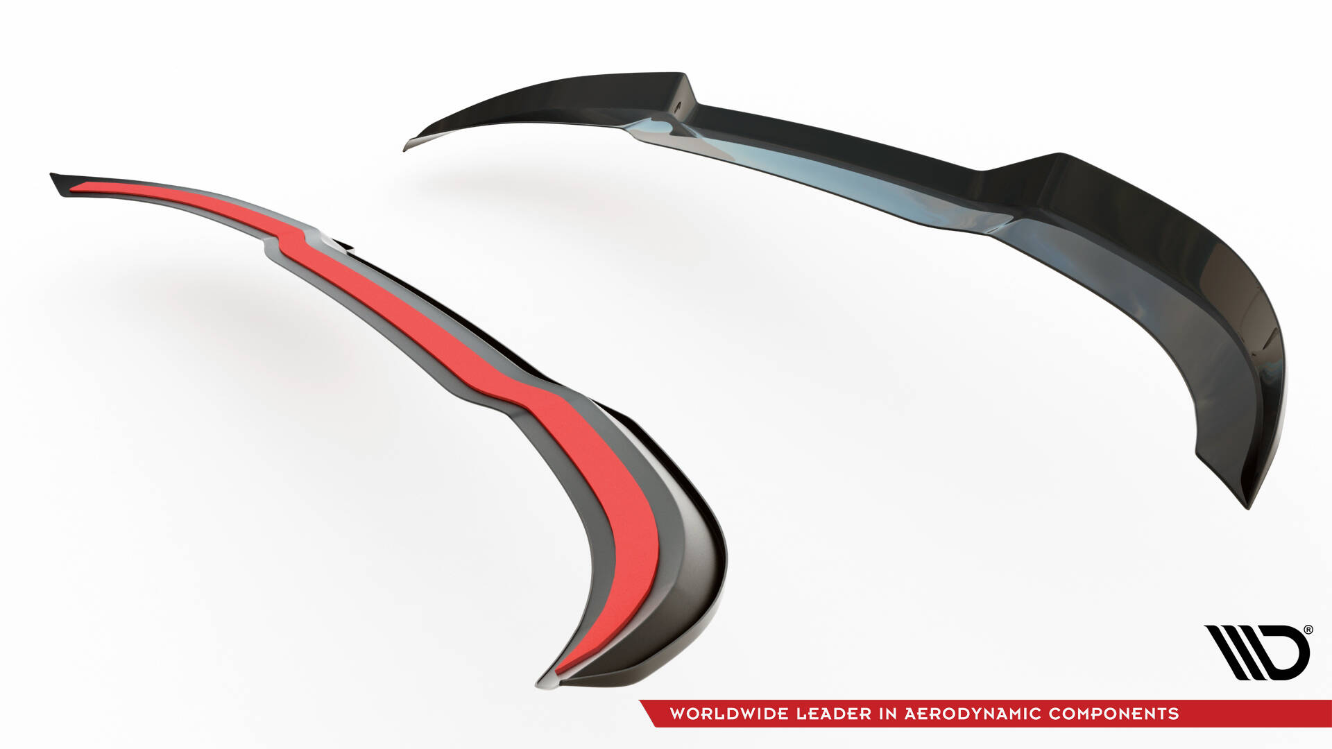 Spoiler CAP V.2 für Ford Fiesta Mk8 ST / ST-Line schwarz Hochglanz