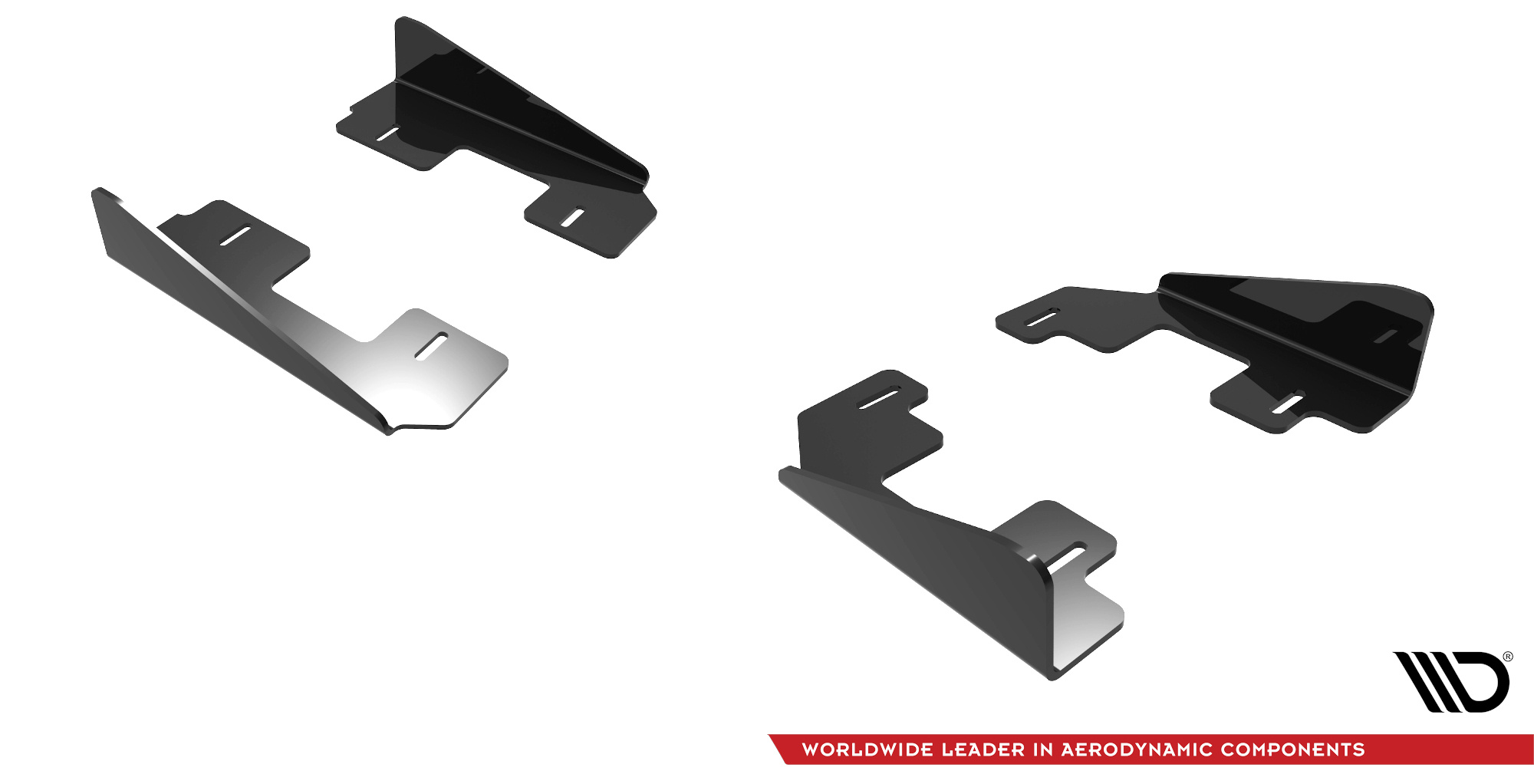 Seitenschweller Flaps passend für Audi S3 / A3 S-Line 8Y / 8Y FL schwarz Hochglanz