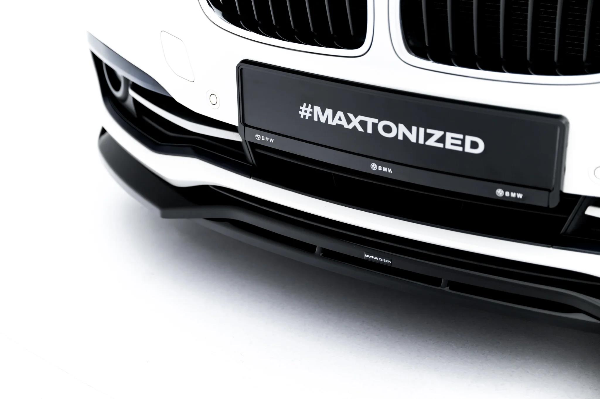 Frontlippe passend für BMW 3er Sportline Limousine / Touring F30 / F31 schwarz Hochglanz