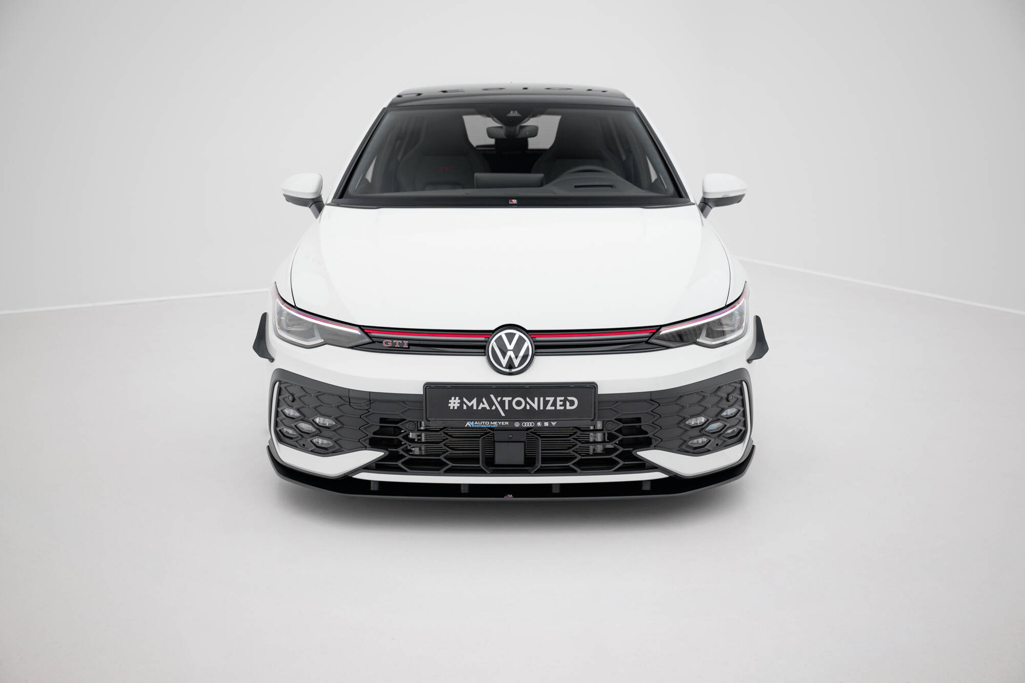 Street Pro Spoilerlippe Front Ansatz passend für VW Golf GTI / GTE / R-Line Mk8 FL