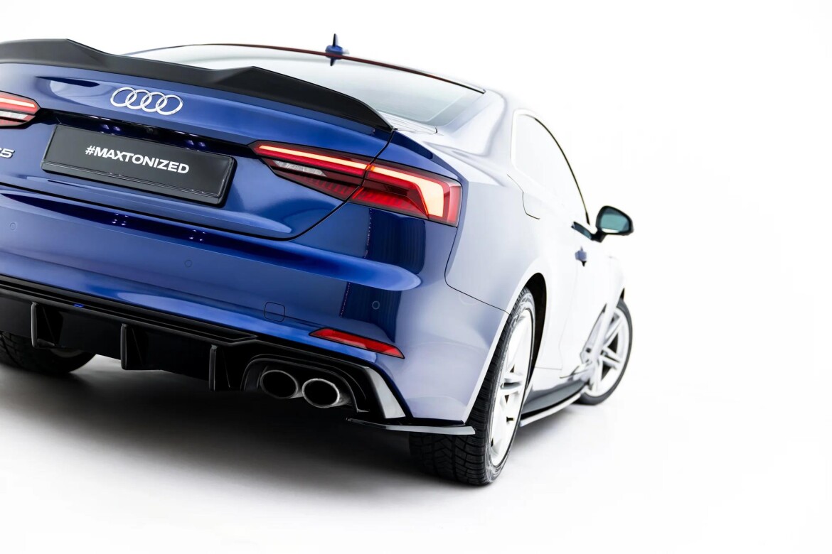Diffusor Flaps V.2 passend für Audi S5 Coupe F5 schwarz Hochglanz