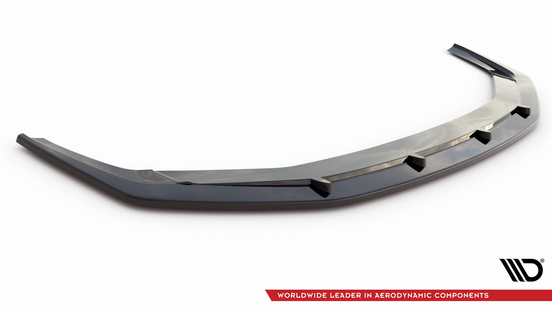 Front Ansatz V.2 für Audi RS6 C8 / C8 Facelift schwarz Hochglanz