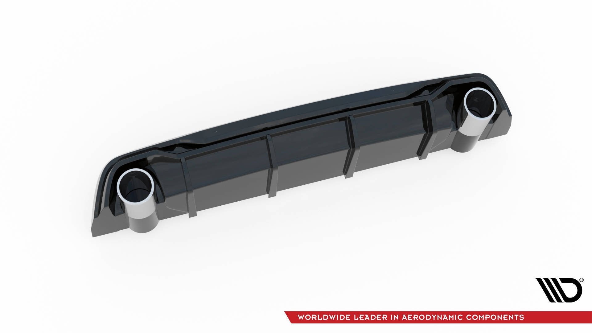 Street+ Heck Ansatz Diffusor + Endrohre passend für Peugeot 308 GT Mk2 FL