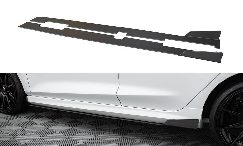 Sport Seitenschweller Ansatz für V.1 für Ford Fiesta Mk8 ST / ST-Line