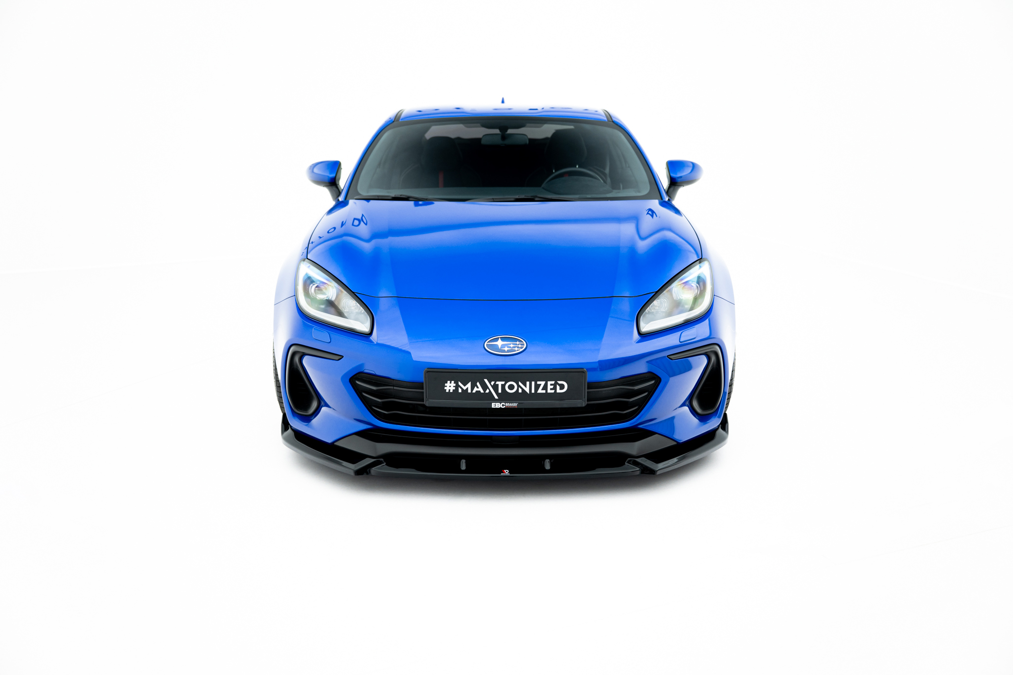 Street+ Spoilerlippe Front Ansatz V.1 passend für Subaru BRZ Mk2 schwarz Hochglanz