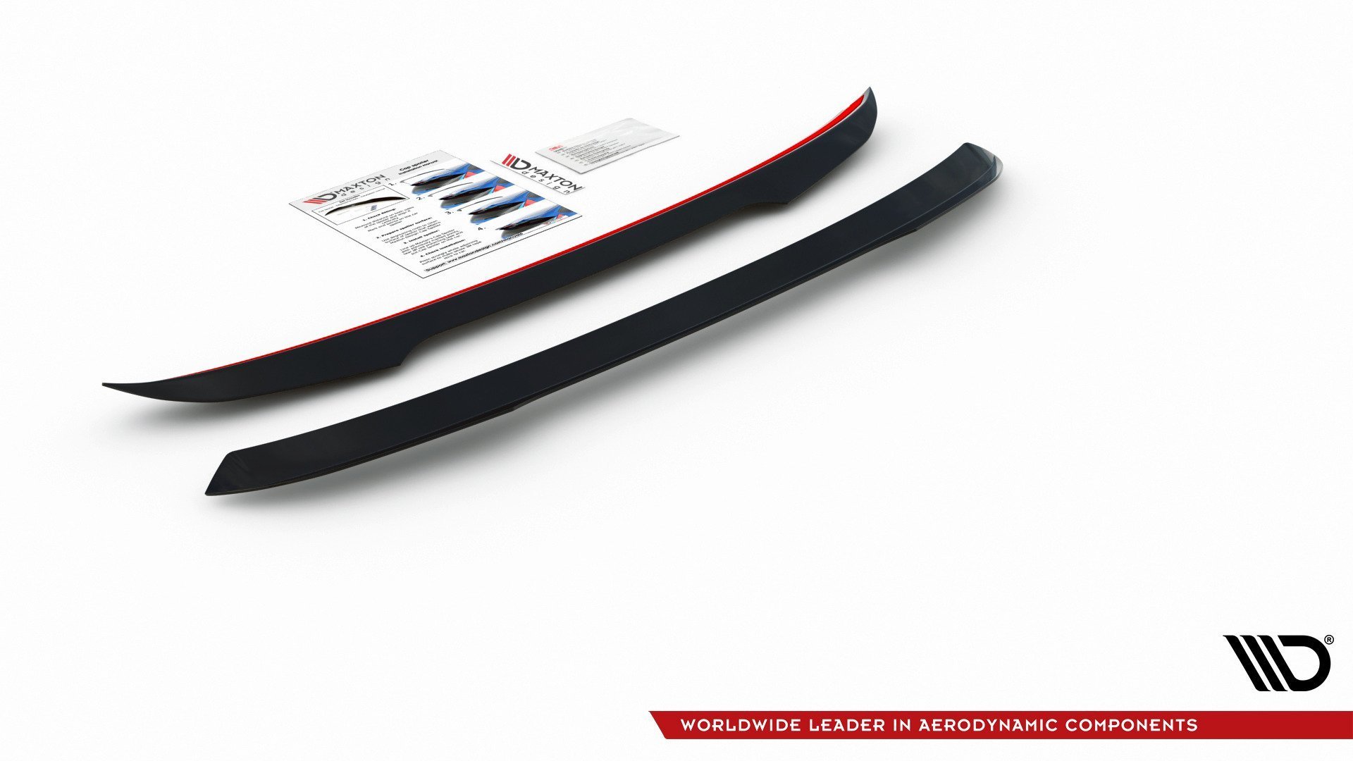 Spoiler CAP V.1 für VW Golf Mk8 Facelift schwarz Hochglanz